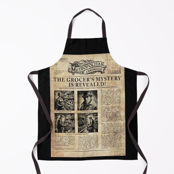 Item preview, Vintage Crime Newspaper designed and sold by CatCoconut-Art.