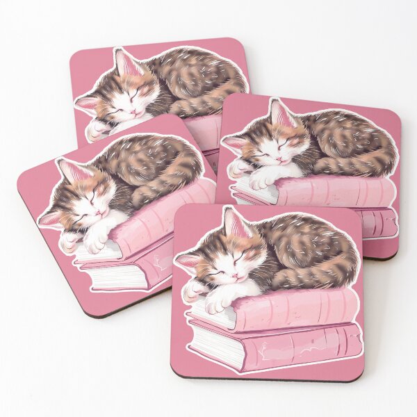 Item preview, Kitten on Books designed and sold by RR-Arts.