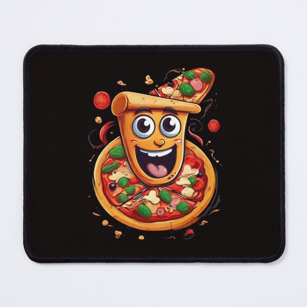 Item preview, Cartoon Pizza Illustration ,Cartoon Pizza, funny gift designed and sold by masteryStore.