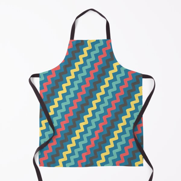 Item preview, Blue Chevron Jagged Stripe Line Sequenced NeverEnding Textile designed and sold by Alchemy-A-La-G.