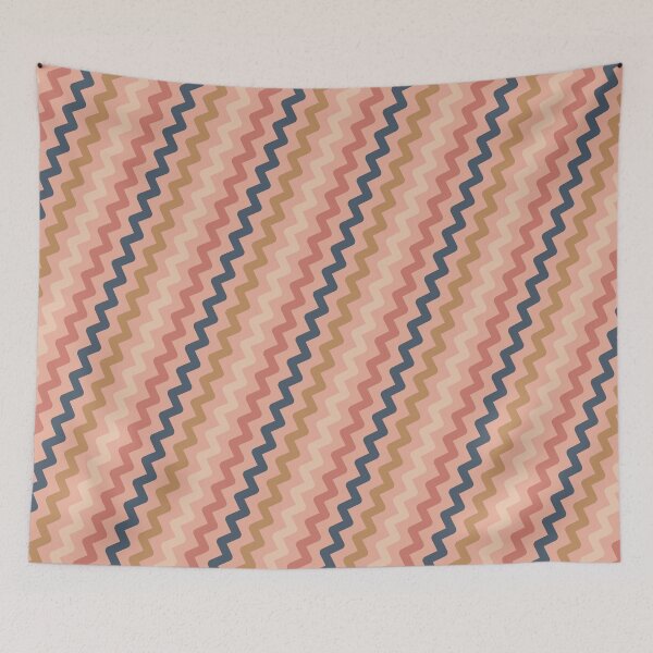 Item preview, Pink Chevron Jagged Stripe Line Sequenced NeverEnding Textile designed and sold by Alchemy-A-La-G.