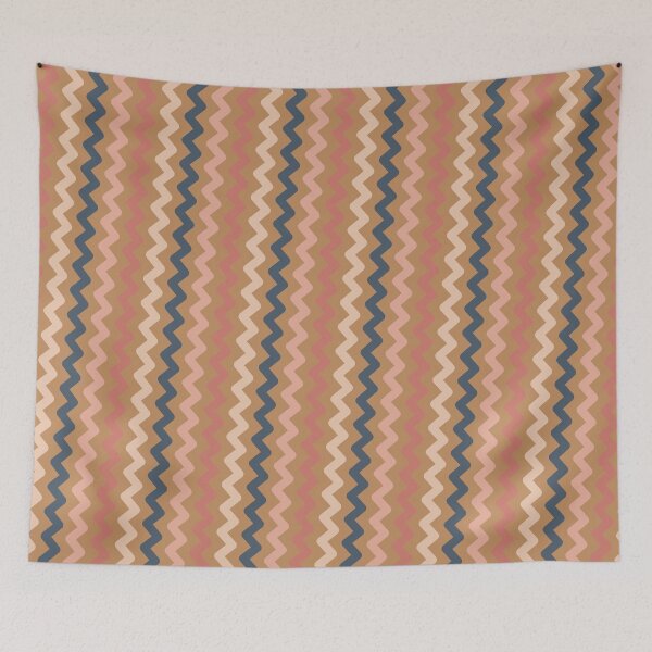 Item preview, Brown Chevron Jagged Stripe Line Sequenced NeverEnding Textile designed and sold by Alchemy-A-La-G.