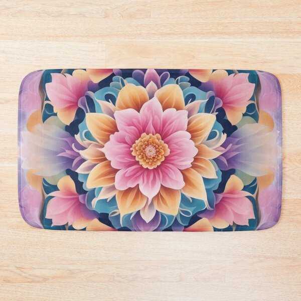 Artikelvorschau, Blumenmandala entworfen und verkauft von JacqMC32.