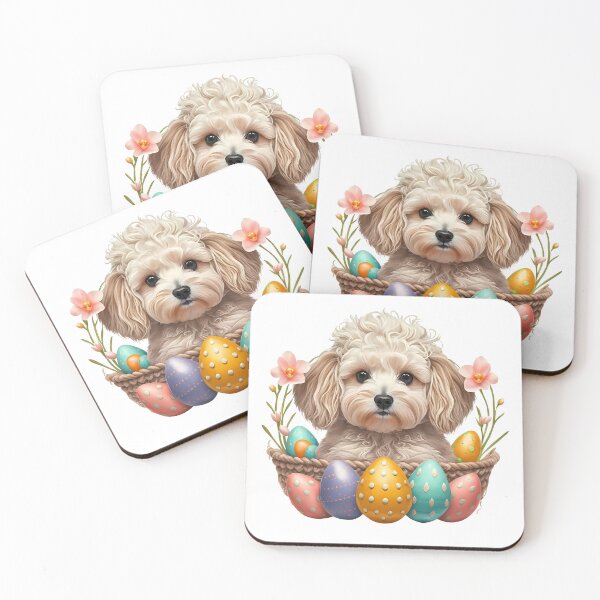 Item preview, maltipoo easter bunny designed and sold by rozar-nv.