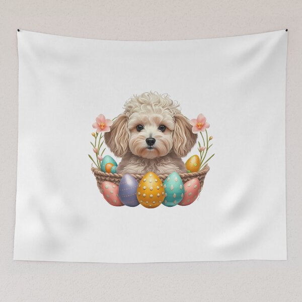 Item preview, maltipoo easter bunny designed and sold by rozar-nv.