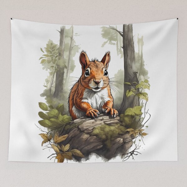 Item preview, Squirrel in the forest designed and sold by Mo-rx.