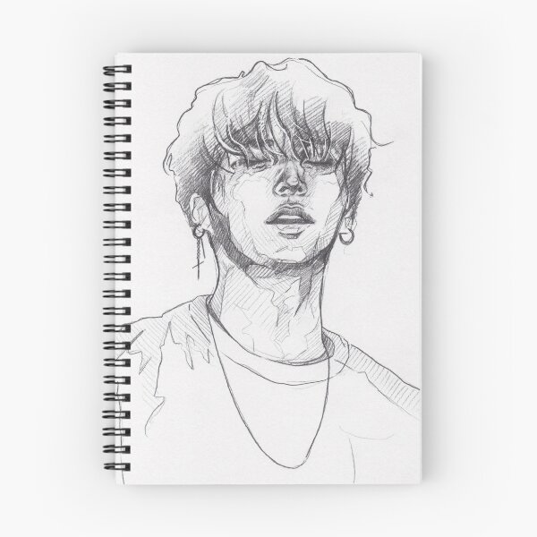 Item preview, BTS - Jungkook (pencil) designed and sold by k-stuffy.