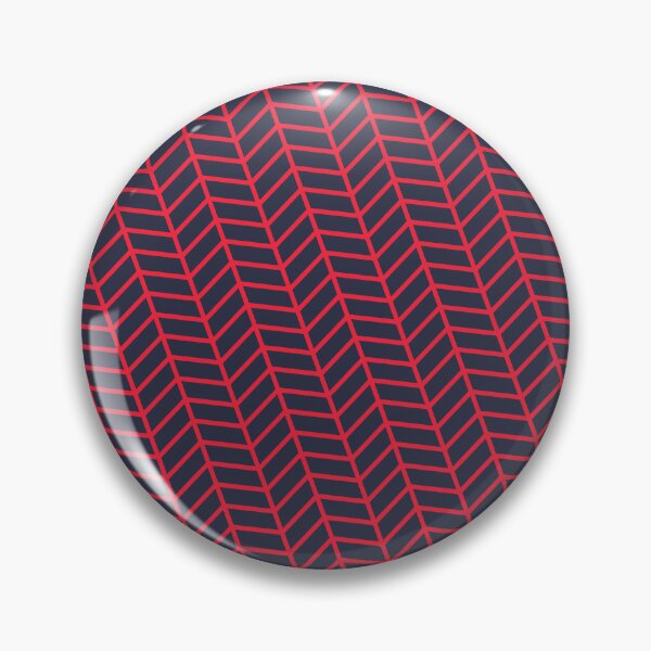 Item preview, Black & Red Herringbone Rectangle Arrows Outline NeverEnding Textile designed and sold by Alchemy-A-La-G.