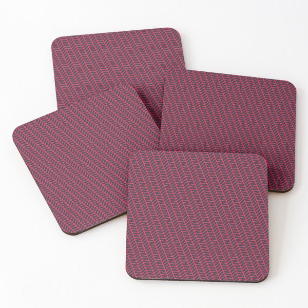 Item preview, Black & Red Herringbone Rectangle Arrows Outline NeverEnding Textile designed and sold by Alchemy-A-La-G.