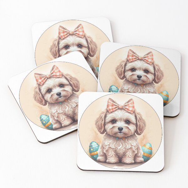 Item preview, maltipoo easter bunny designed and sold by rozar-nv.