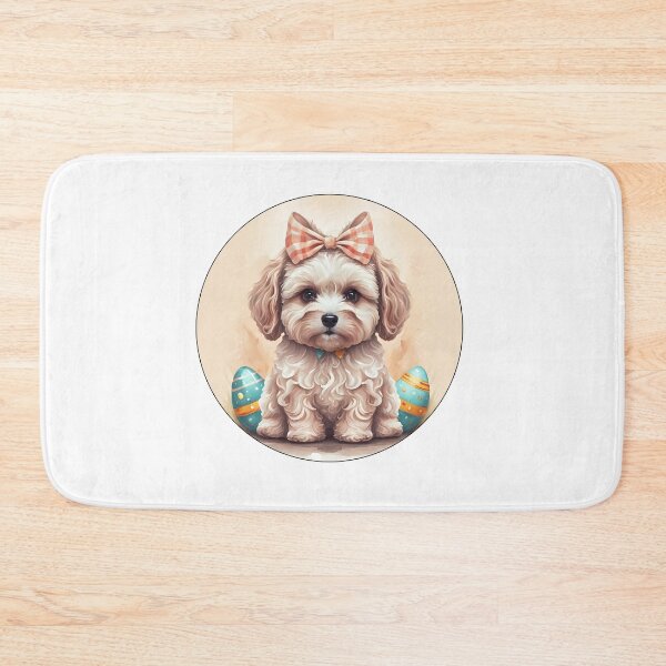 Item preview, maltipoo easter bunny designed and sold by rozar-nv.