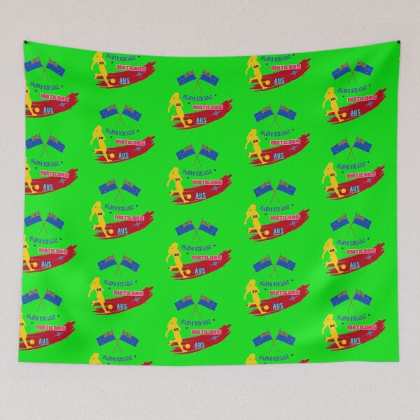 Item preview, Matildas-sam kerr-AUS flag-womens national soccer team designed and sold by Luckangel.