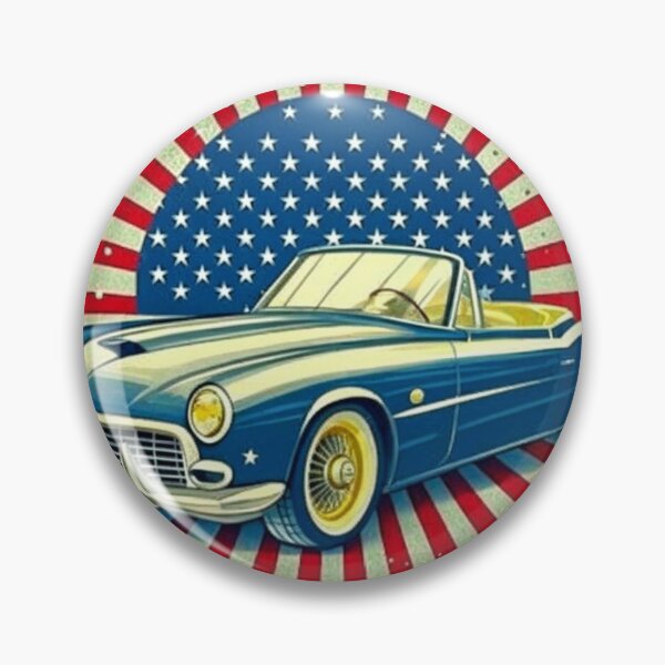Item preview,  Vintage American Cars Series: A Nostalgic Journey designed and sold by Colorful-Garden.