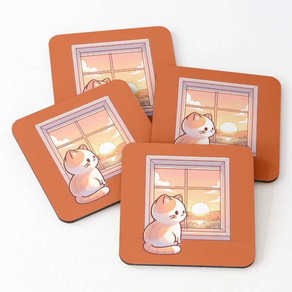 Item preview, Sunrise Cat designed and sold by MapleandHoney.