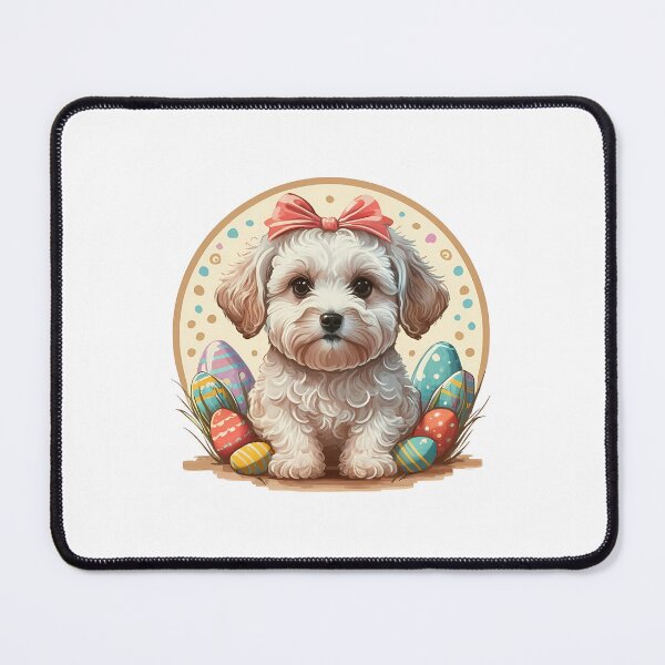 Item preview, maltipoo easter bunny designed and sold by rozar-nv.