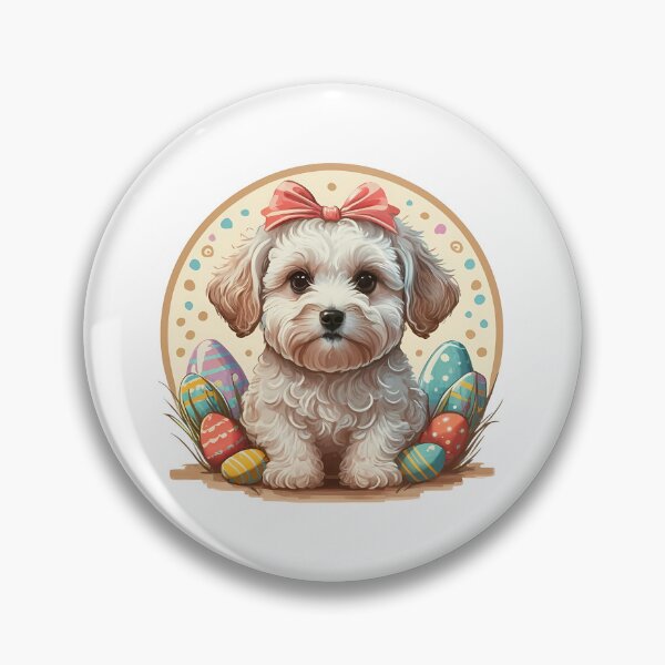 Item preview, maltipoo easter bunny designed and sold by rozar-nv.