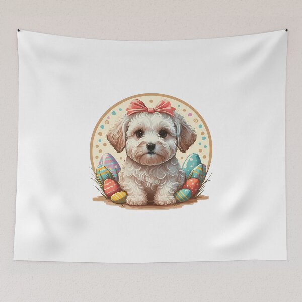 Item preview, maltipoo easter bunny designed and sold by rozar-nv.