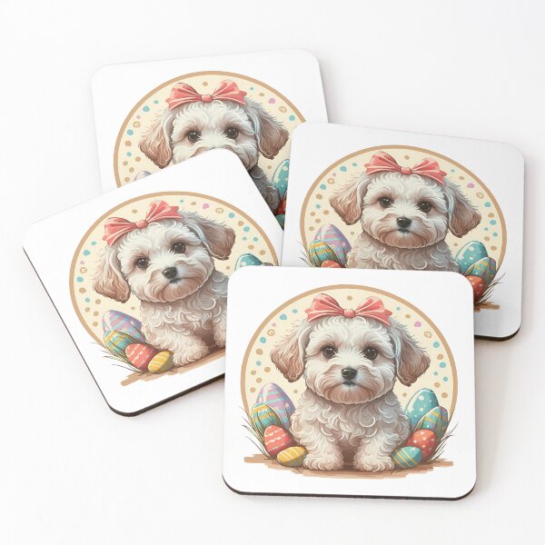 Item preview, maltipoo easter bunny designed and sold by rozar-nv.
