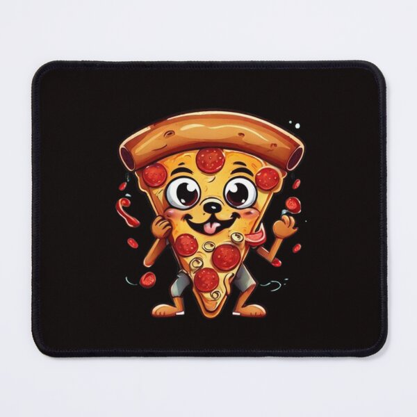 Item preview,   Cartoon Pizza Illustration ,Cartoon Pizza, funny gift  designed and sold by masteryStore.