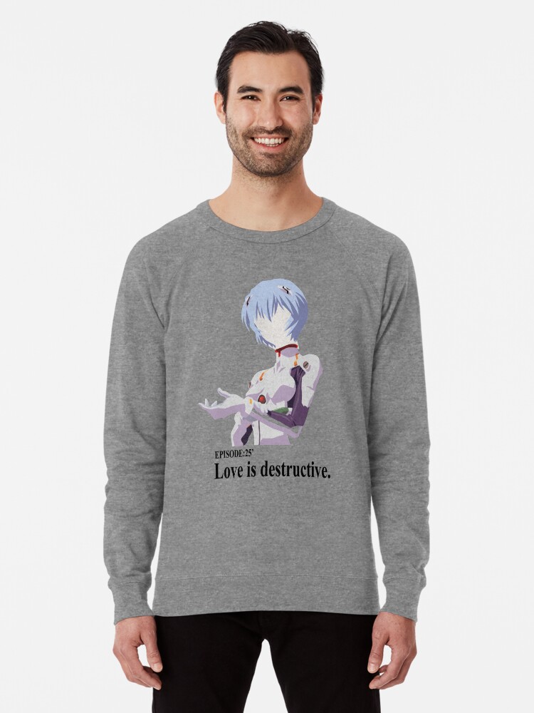 Neon Genesis Evangelion Episode 25 Love Is Destructive Lightweight Sweatshirt By Mooncore Redbubble This script is an unofficial translation of the movie the end of. neon genesis evangelion episode 25 love is destructive lightweight sweatshirt by mooncore redbubble