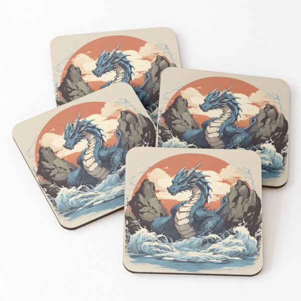 Item preview, anime dragon on fire designed and sold by martin max.