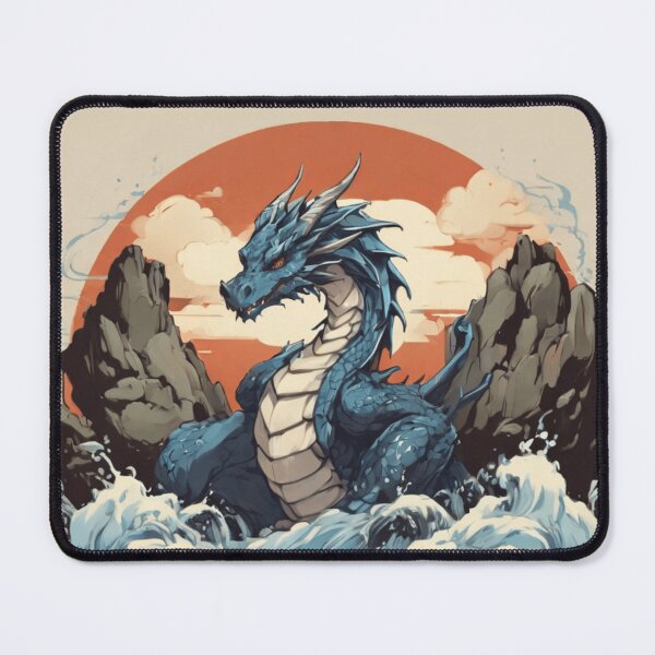 Item preview, anime dragon on fire designed and sold by martin max.