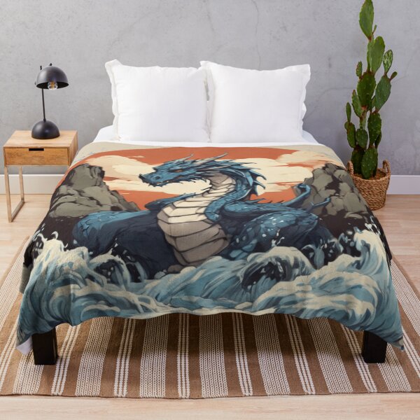 Item preview, anime dragon on fire designed and sold by martin max.