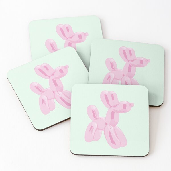Item preview, Pastel Balloon Dog Baby Pink designed and sold by BJpaints.