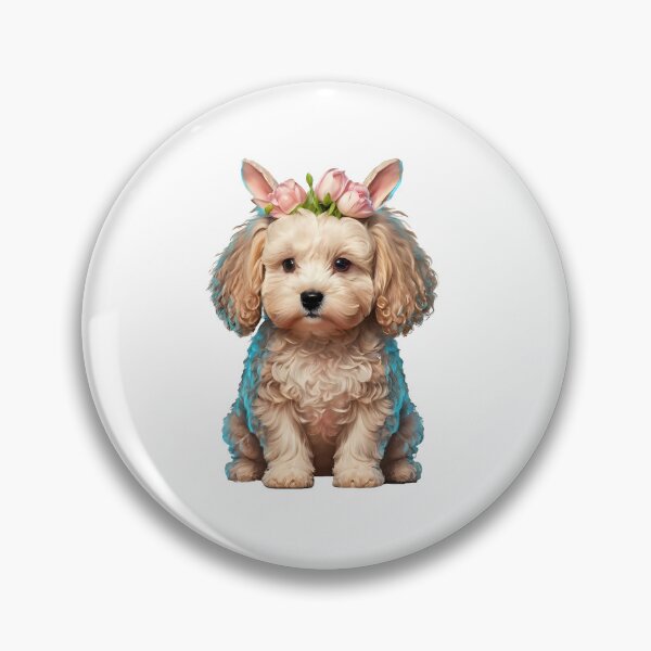 Item preview, maltipoo easter bunny designed and sold by rozar-nv.