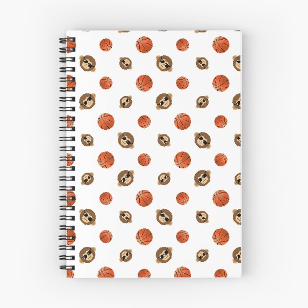 Item preview, Pixel Monkey with Basketball Pattern (white) designed and sold by D-Vogt-Grafik.
