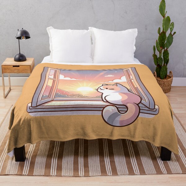 Item preview, Sunrise Cat 2 designed and sold by MapleandHoney.
