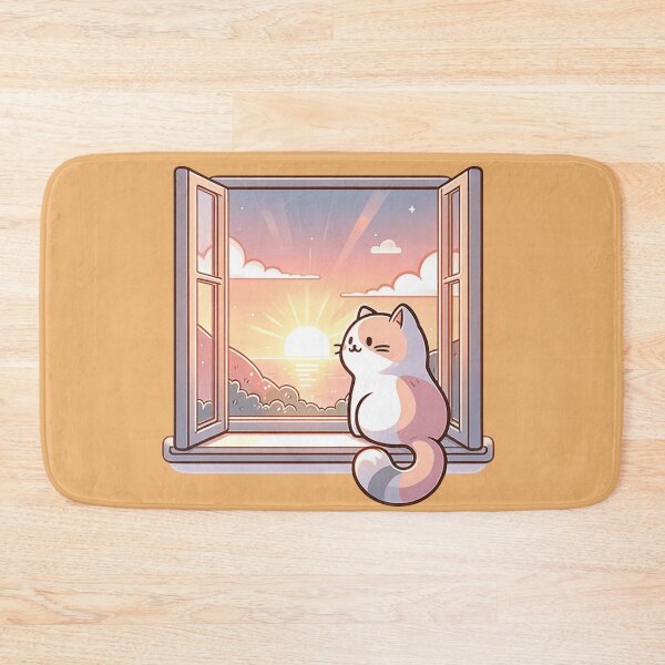 Item preview, Sunrise Cat 2 designed and sold by MapleandHoney.