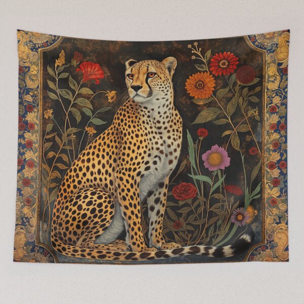Item preview, Cheetah in persian design  designed and sold by Closet Goblin.