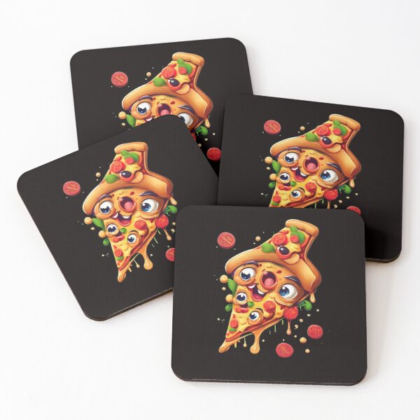 Item preview,   Cartoon Pizza Illustration ,Cartoon Pizza, funny gift  designed and sold by masteryStore.