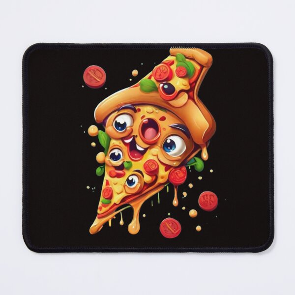 Item preview,   Cartoon Pizza Illustration ,Cartoon Pizza, funny gift  designed and sold by masteryStore.