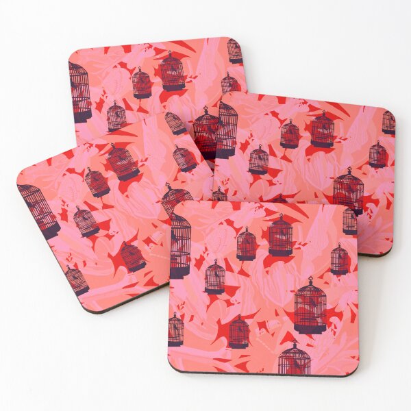Item preview, Bird cages in air abstract art. designed and sold by Meteryards.