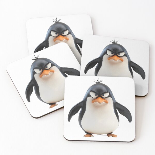 Item preview, Feel the anger emanating from the cartoon penguin with furrowed brows. designed and sold by mazur301.