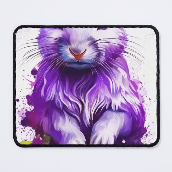 Item preview, Cute rabbit im violet design designed and sold by ThinkMoreArt.