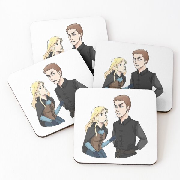 Item preview, Celaena and Sam designed and sold by Aiyinyangart.