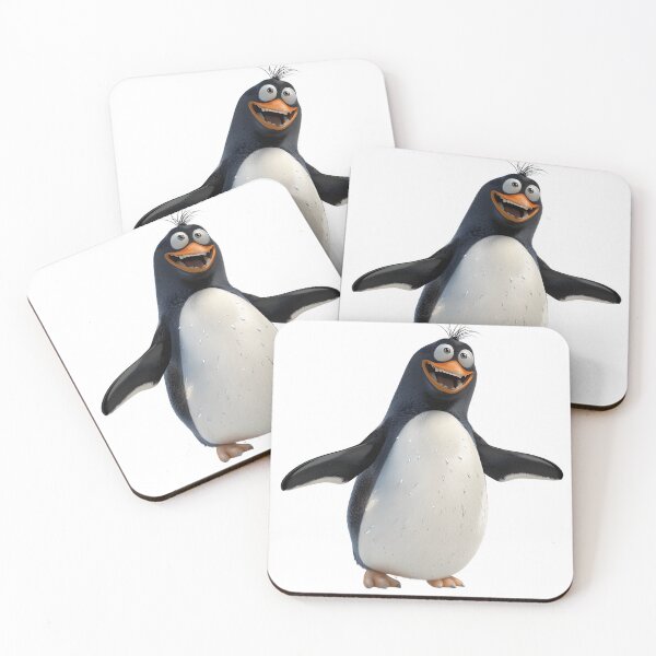Item preview, Bask in the happiness of the cartoon penguin with a bright smile. designed and sold by mazur301.