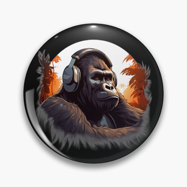 Item preview, Gorilla music lover VI designed and sold by Wiesława Smolińska.