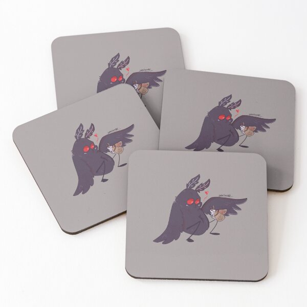 Item preview, Mothman Made a Moth Friend (Cute Mothman) designed and sold by unicowtist.
