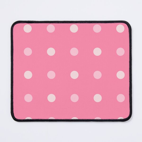 Item preview, White & Pink Repeat Circles Polka Dots NeverEnding Textile designed and sold by Alchemy-A-La-G.
