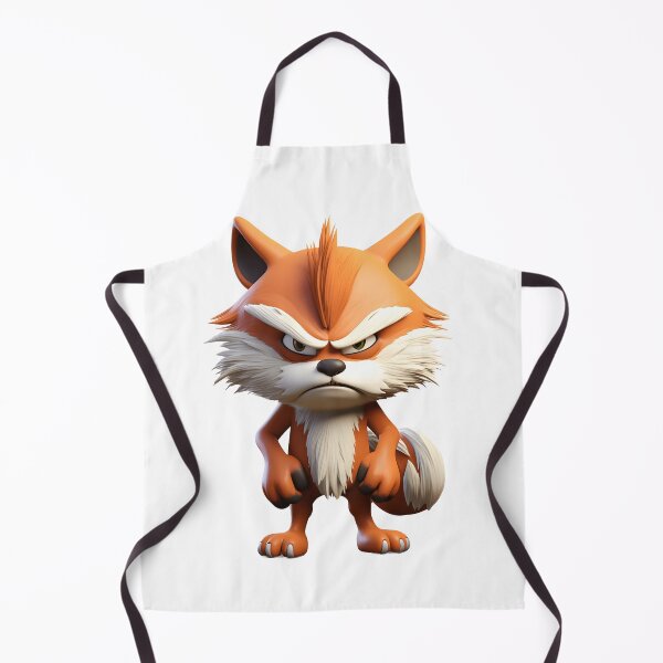 Item preview, Feel the fury as the angry fox scowls fiercely with bristling fur. designed and sold by mazur301.