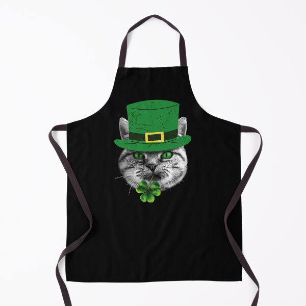 Item preview, Cat Leprechaun St Patricks Day Shamrock Clover designed and sold by wowwowmeow.