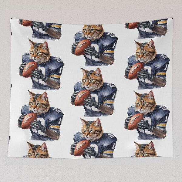 Item preview, Quarterback Cat designed and sold by Gentle40Winks.