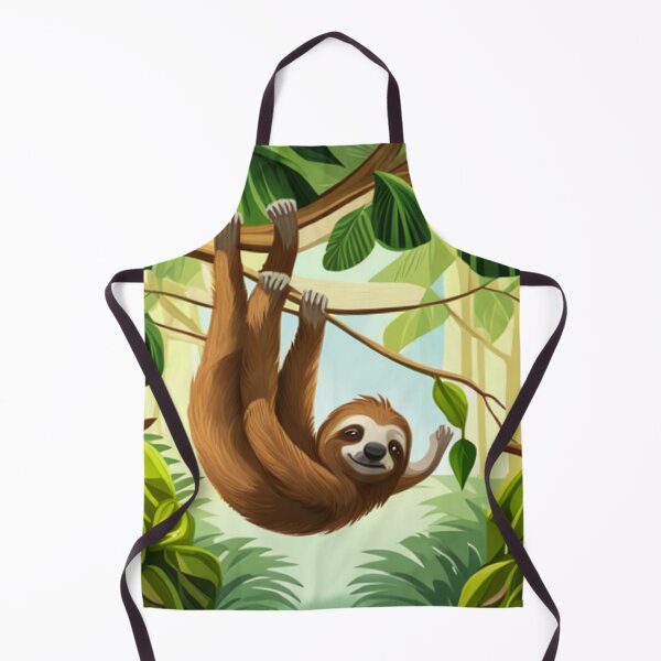 Item preview, Adorable Hanging Smiling Baby Sloth designed and sold by artenvironments.