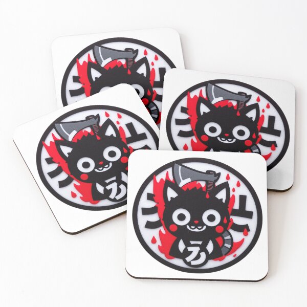 Item preview, Creepy Black Cat with Axe designed and sold by GALUMARKET.