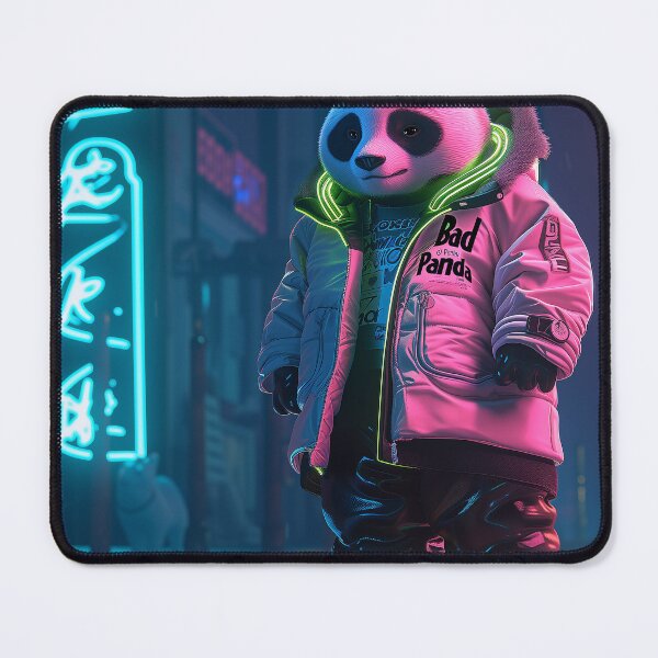 Item preview, Bashful Cyberpunk Panda designed and sold by ArtMethodLab.