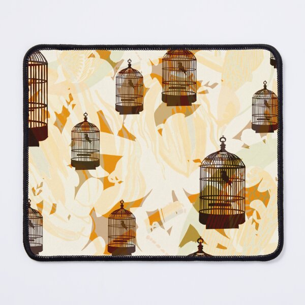 Item preview, Aesthetic subtle eye catching bird cage abstract. designed and sold by Meteryards.